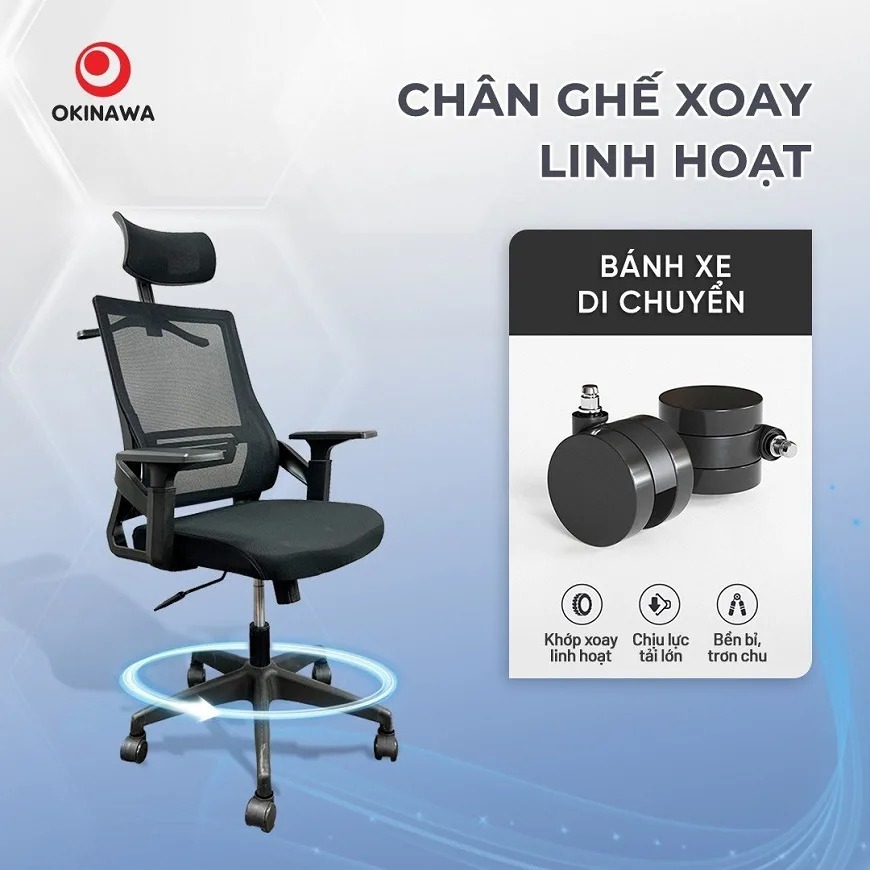 ghế công thái học Okinawa 3010 5