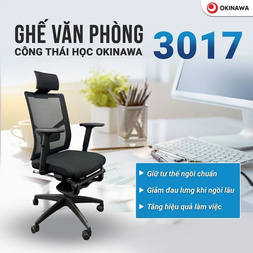 ghế công thái học Okinawa 3017 1