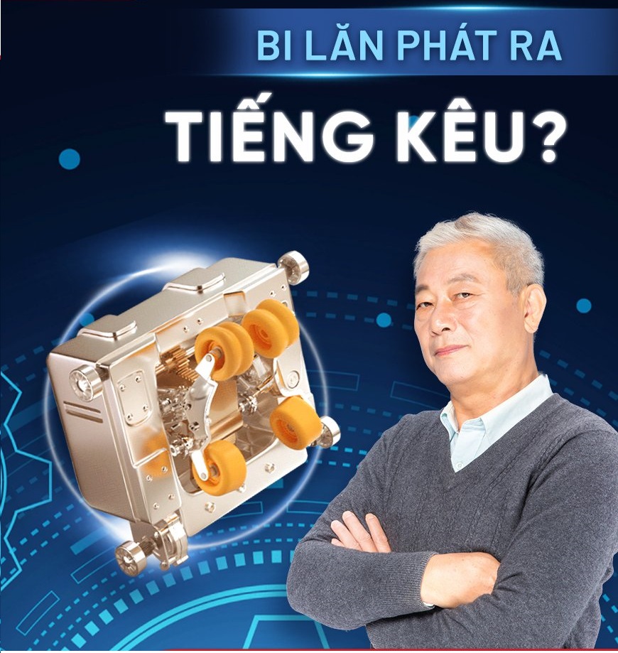 Bi lăn ghế khi hoạt động thì kêu to