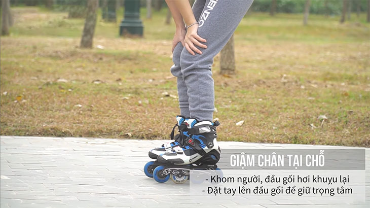 Dậm chân tại chỗ để quen dần