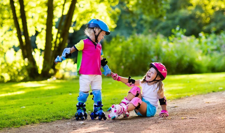 Nên mang đầy đủ đồ bảo hộ khi trượt