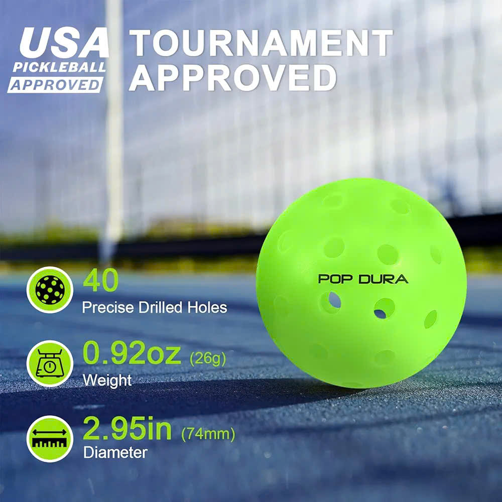 Bóng Pickleball thi đấu có được sử dụng trong các giải đấu quốc tế không?