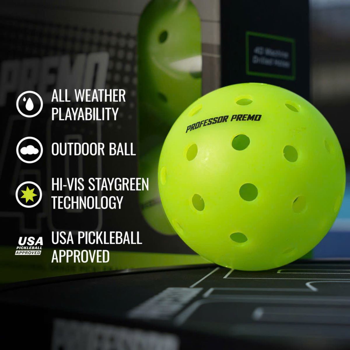 Bóng Pickleball thi đấu có sự khác biệt gì so với bóng thông thường?