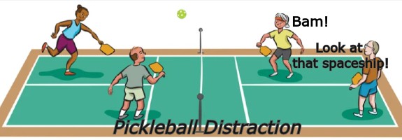  Quấy rối (Distraction): Hành động làm phiền khả năng hoặc tập trung của đối thủ để đánh bóng