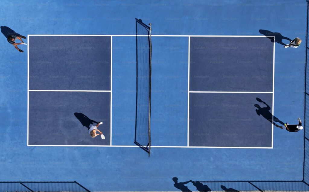 Sân (Court): Kích thước và phạm vi của sân chơi Pickleball