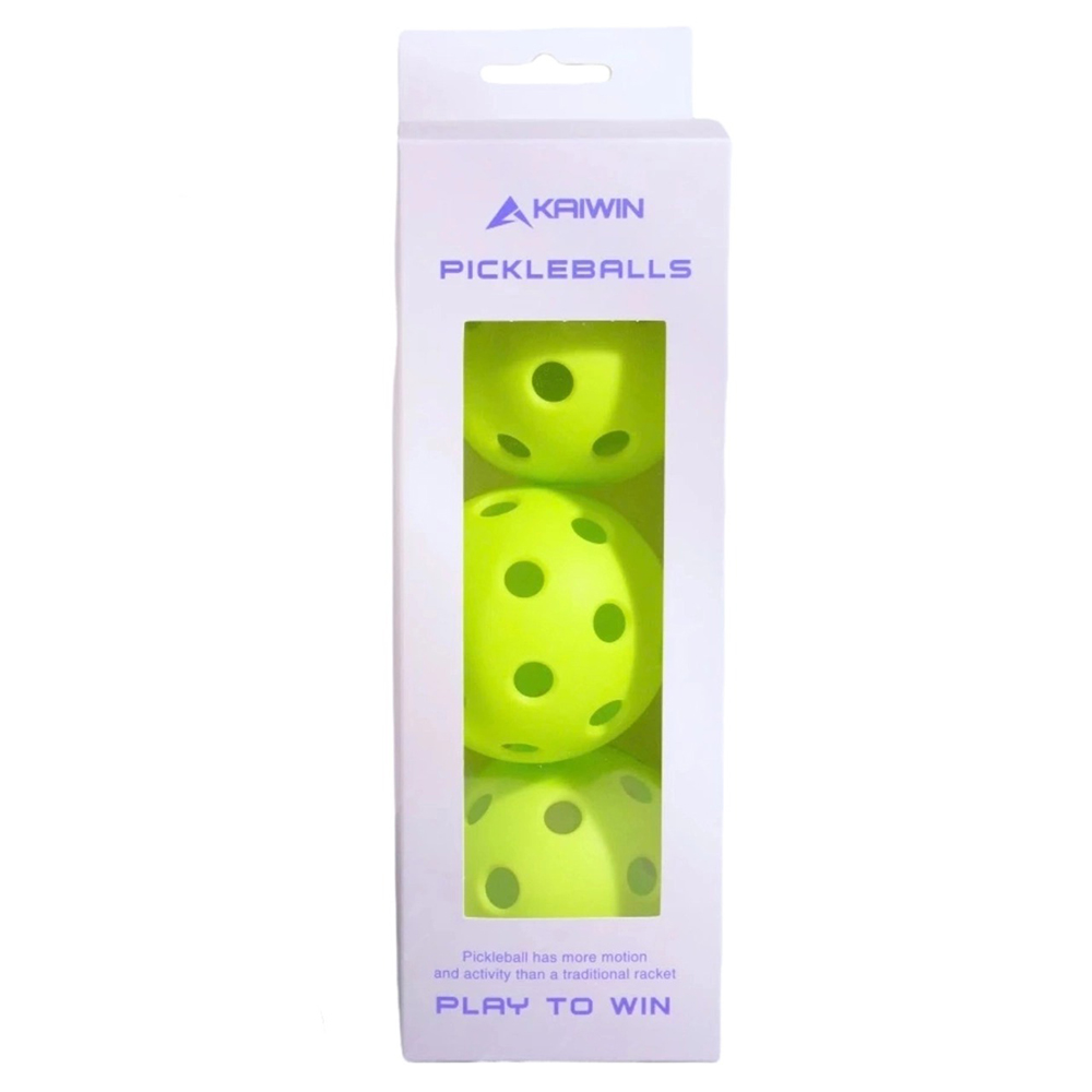 Bóng tập luyện Pickleball Kaiwin PK26L Indoor (Hộp 3 Quả) - Giá tại Thể thao 365: 66.000VNĐ​