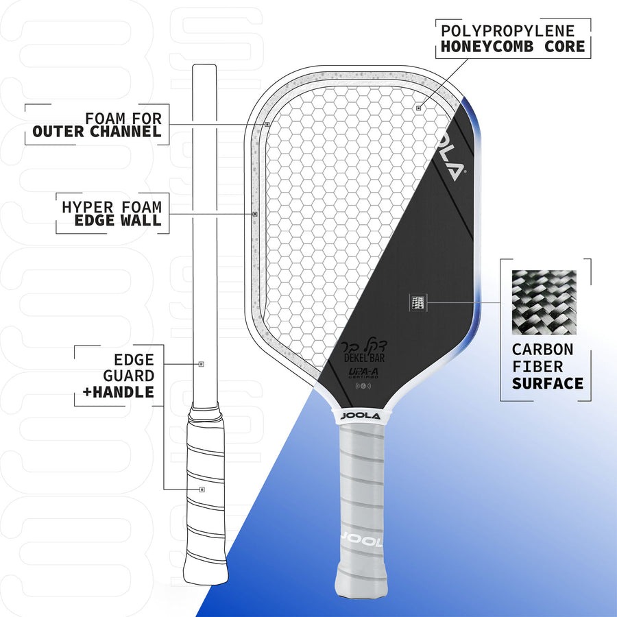 vợt Pickleball Joola Dekel Bar Perseus 3S 16mm 8