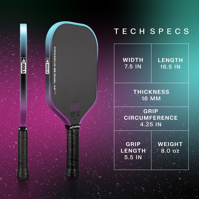 vợt Pickleball Joola Perseus 3S Dual 16mm 8