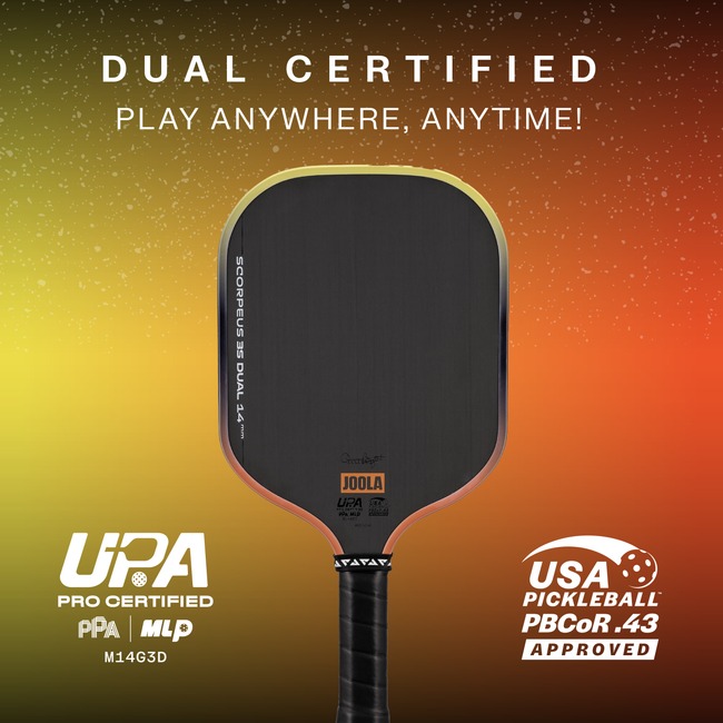 vợt Pickleball Joola Scorpeus 3S Dual 14mm 9