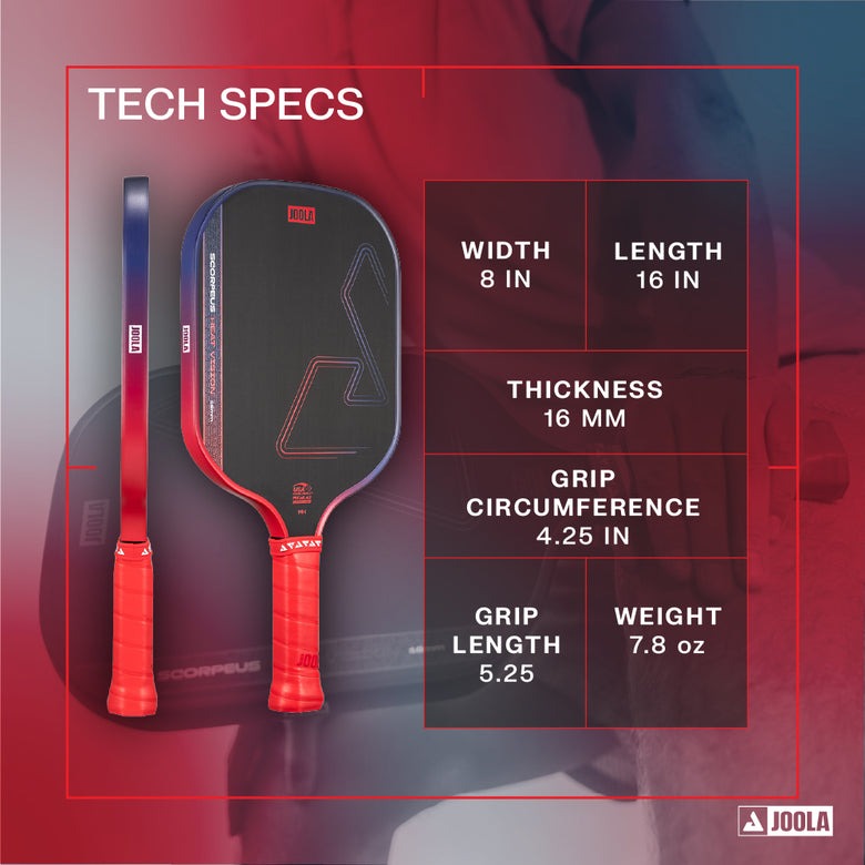 vợt Pickleball Joola Scorpeus Heat Vision 5