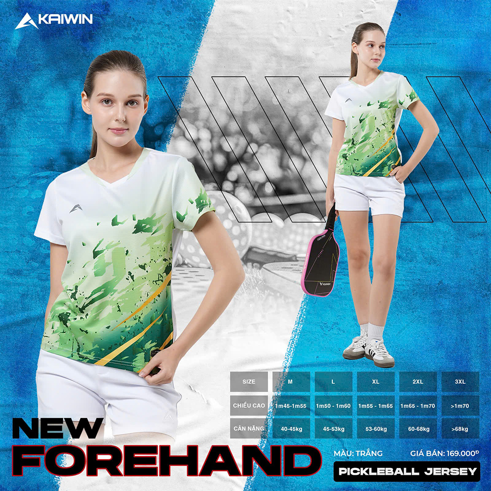 áo thể thao nữ Kaiwin Forehand 2
