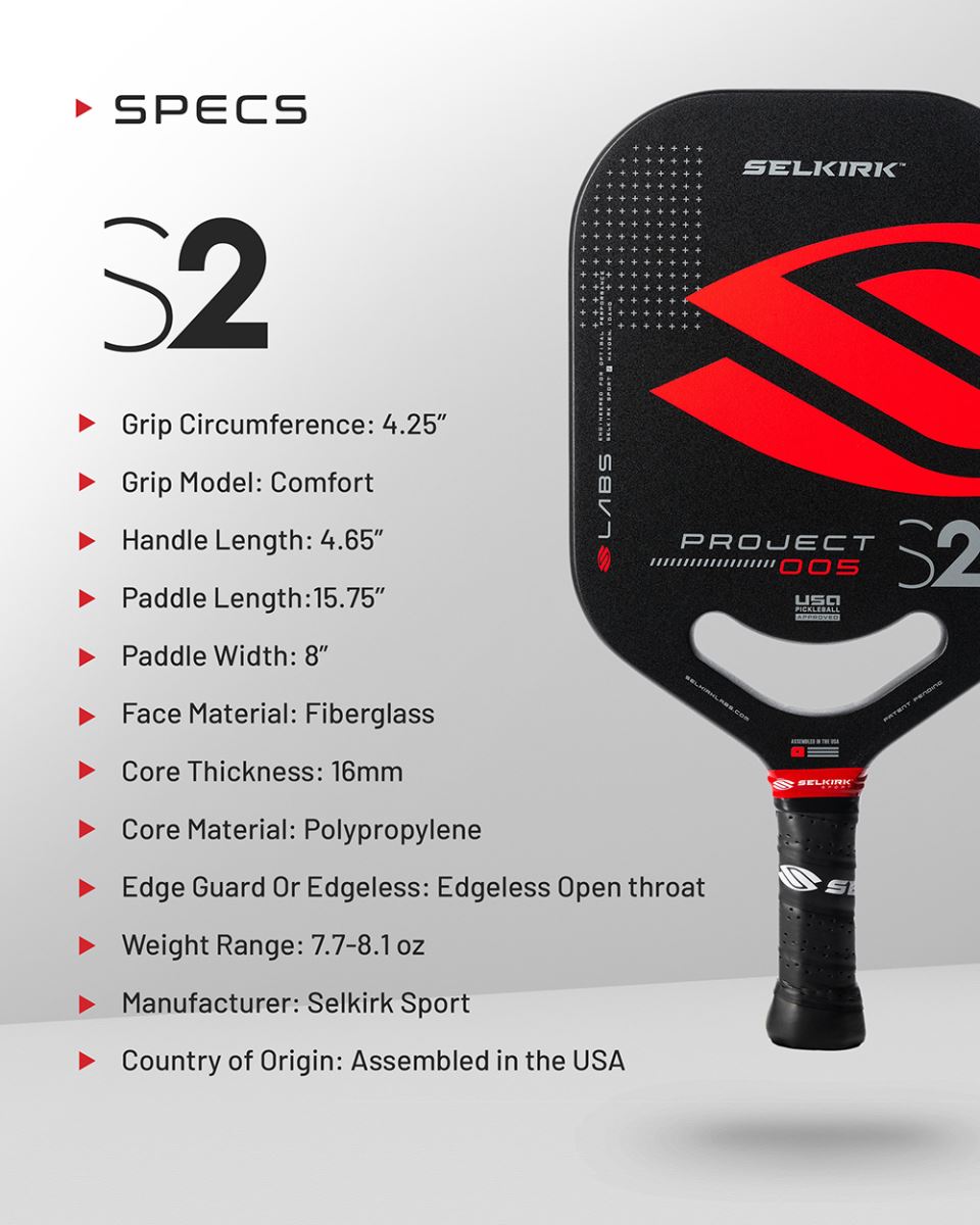 vợt Pickleball Selkirk LABS Project 005 - S2 2