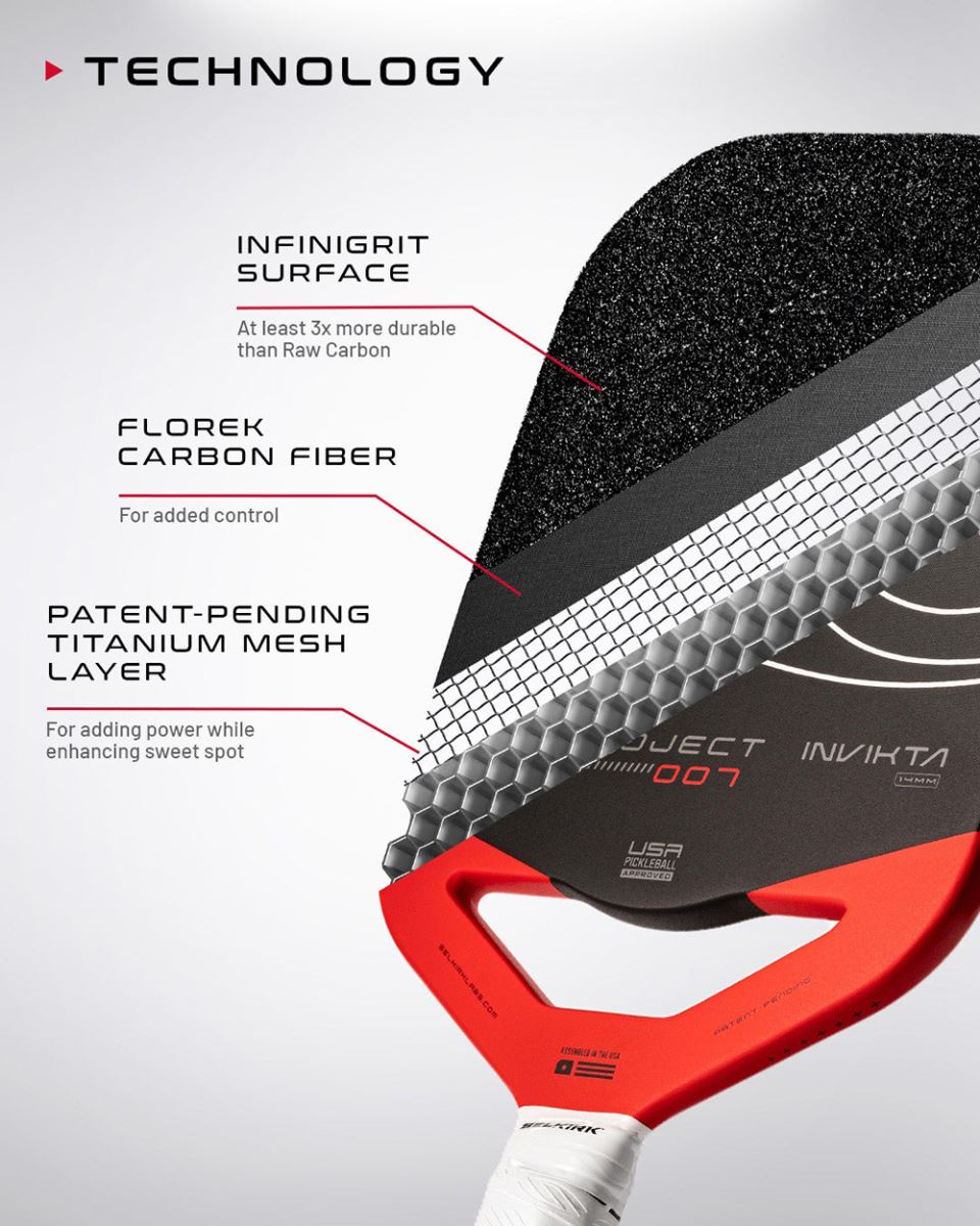 vợt Pickleball Selkirk LABS Project 007 14mm - Invikta 5