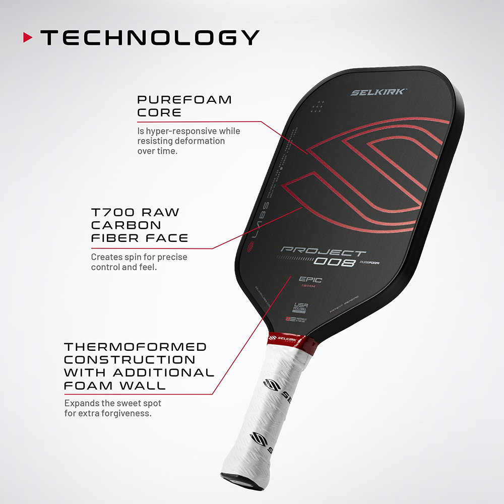 vợt Pickleball Selkirk LABS Project 008 13mm - Epic 6