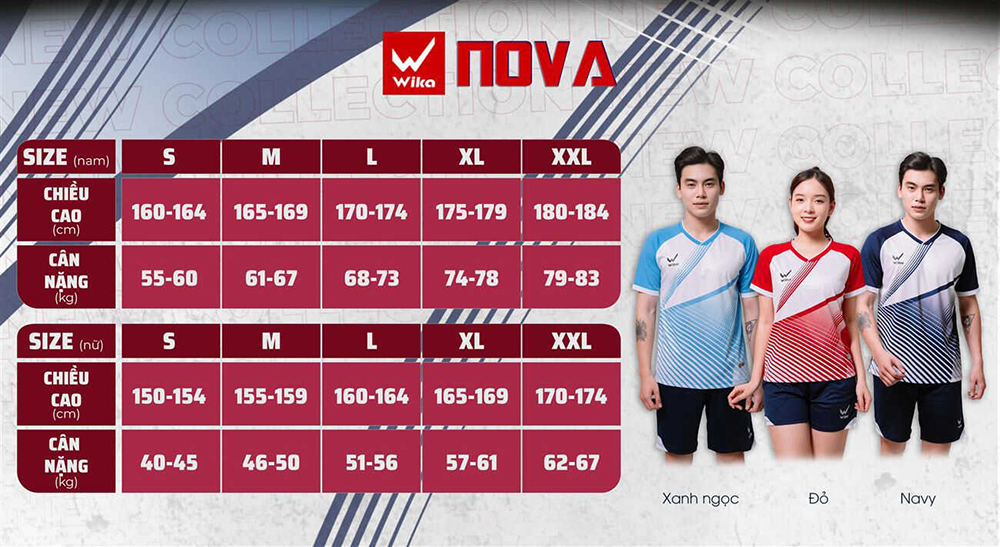Hướng dẫn chọn size áo thể thao