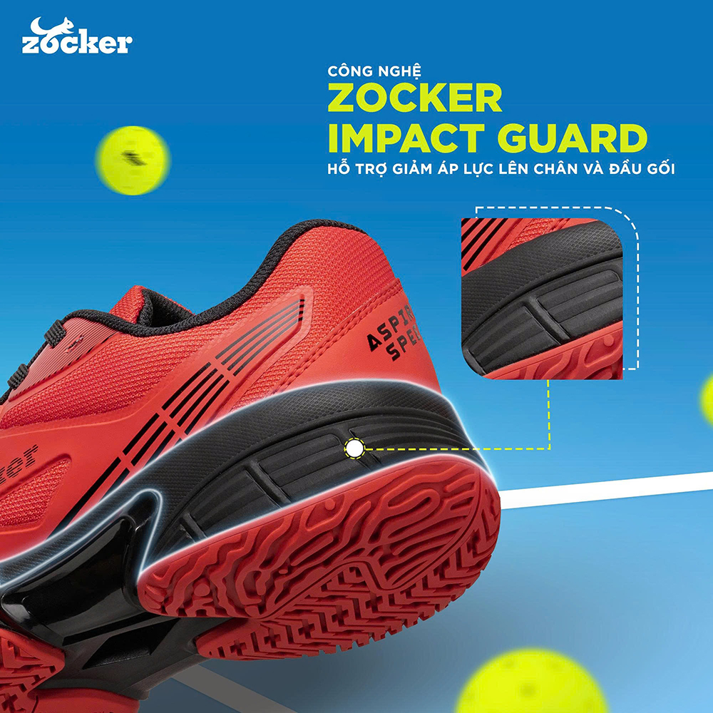 giày Pickleball Zocker Aspire Speed 6