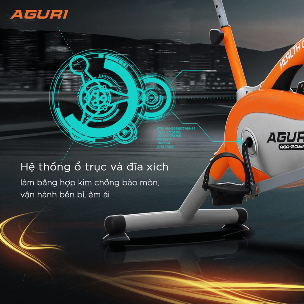 xe đạp tập thể dục AGURI AGA-206PAS 9