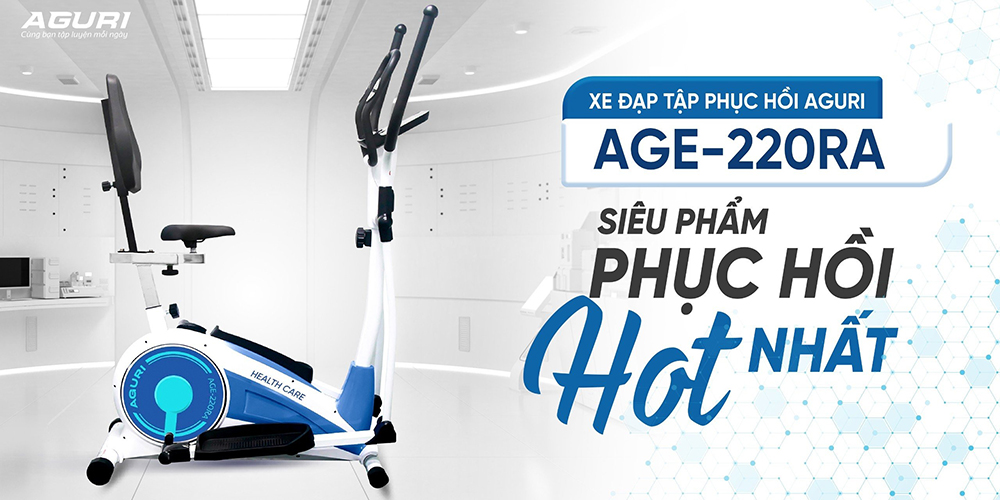 xe đạp tập phục hồi chức năng AGURI AGE-220RA 12