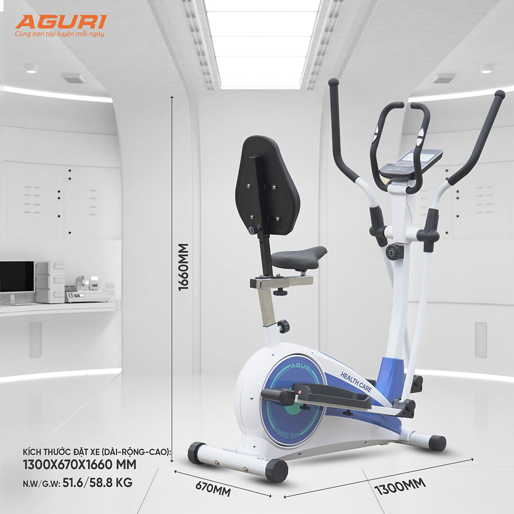 xe đạp tập phục hồi chức năng AGURI AGE-220RA 18