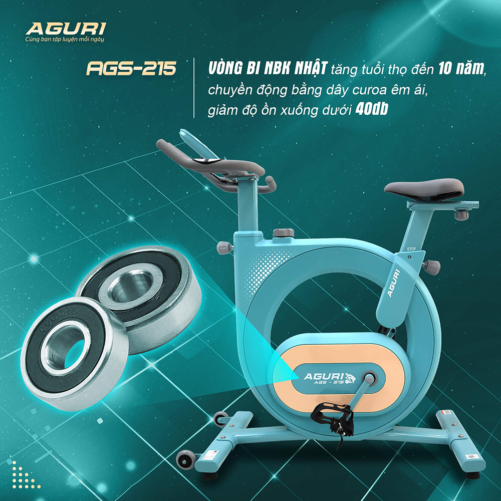 xe đạp tập thể dục AGURI AGS-215 11