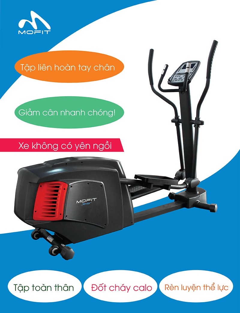 xe đạp tập thể dục Mofit Evo 3800 4