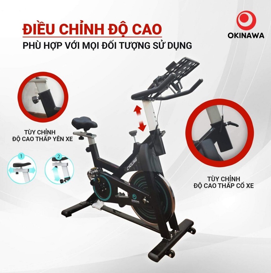 Xe đạp tập thể dục Okinawa OS-B03 5