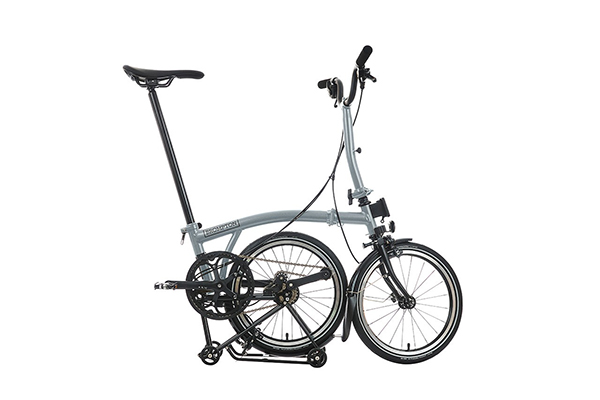 cách gấp xe đạp gấp Brompton P Line Urban