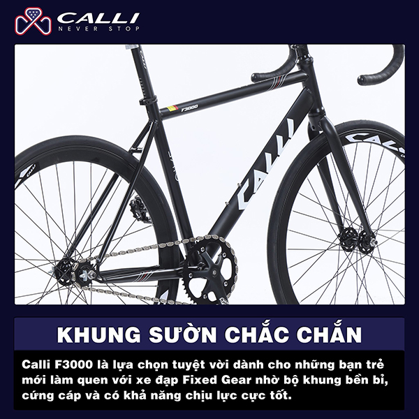 khung xe đạp Fixed Gear CALLI F3000