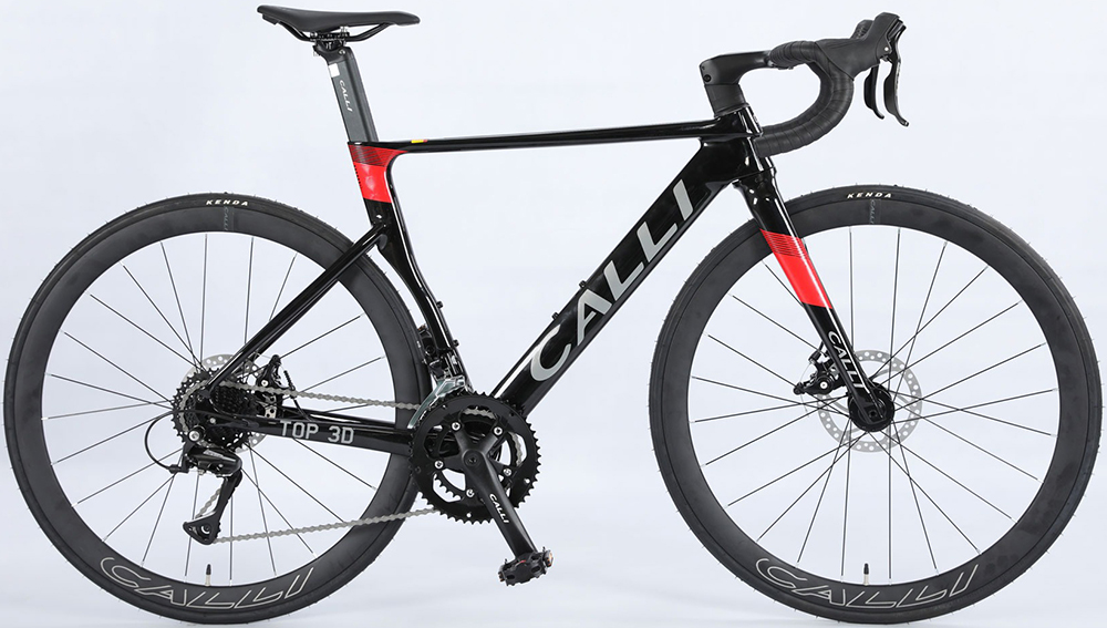 xe đạp đua CALLI TOP-3D đen đỏ
