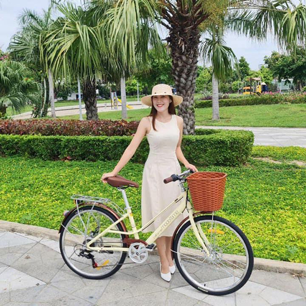 giỏ xe đạp nữ California Modeltime Mango