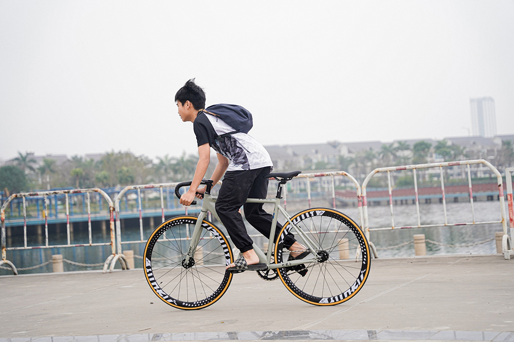 khung xe đạp Fixed Gear Funky Breaking