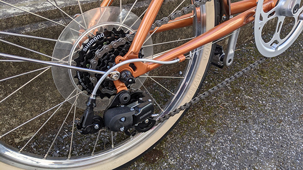 bộ truyền động xe đạp gấp DAHON Calm 20