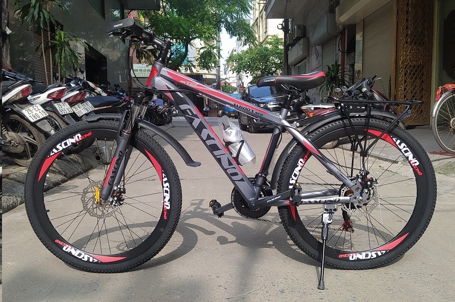 Fascino W600X New mầu Ghi Đỏ