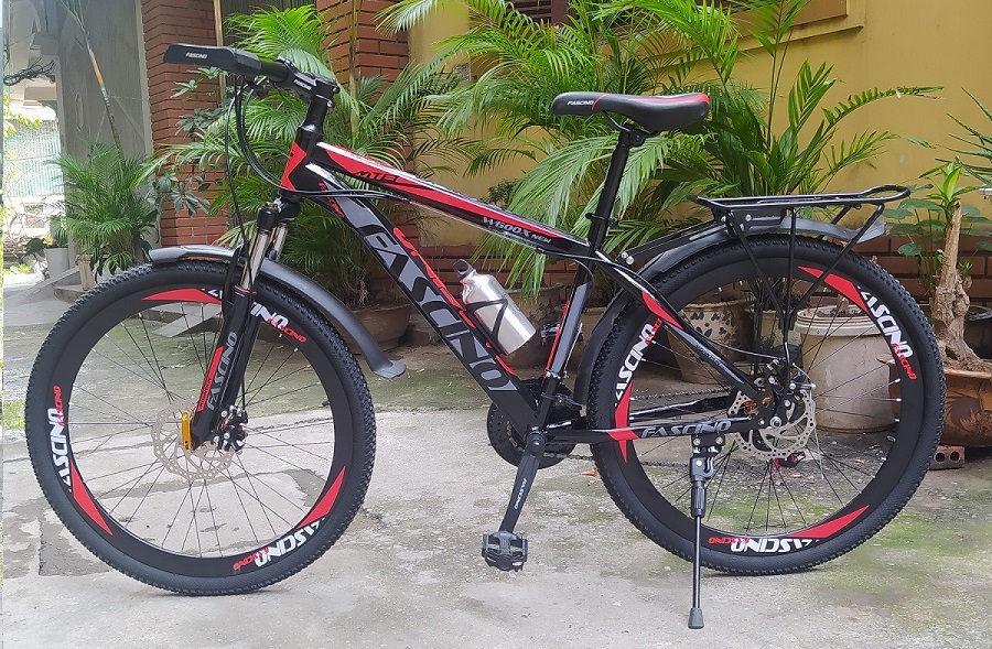 Fascino W600X New mầu Đen Đỏ