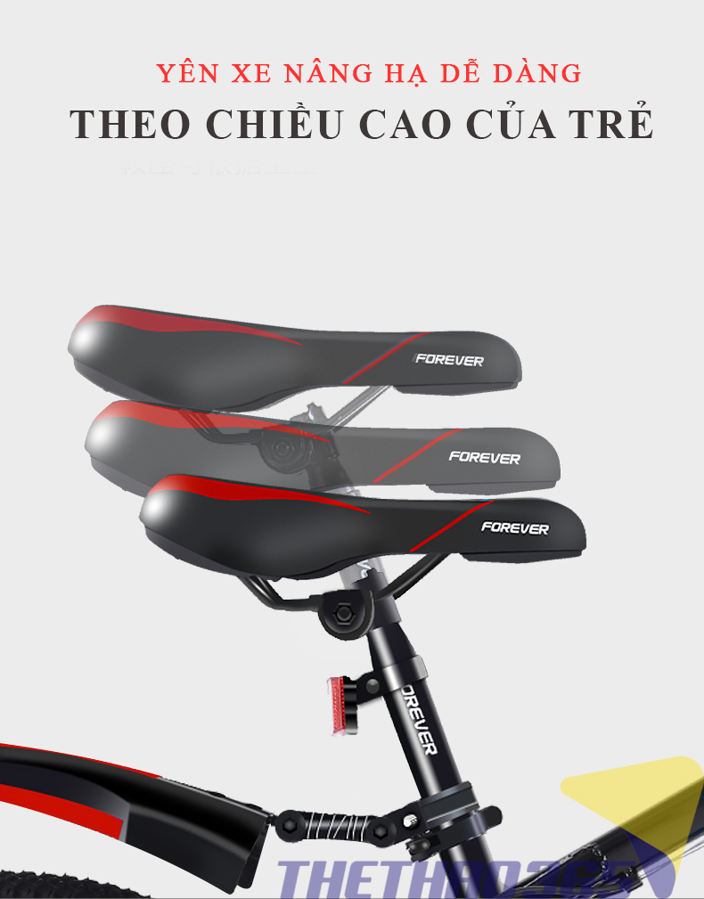 Yên nâng hạ dễ dàng