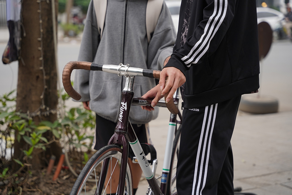 ghi đông xe đạp Fixed Gear Funky Krump