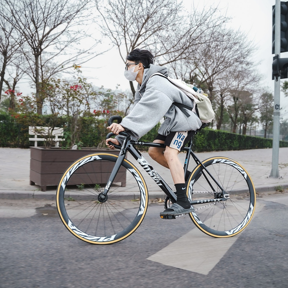 khung sườn xe đạp Fixed Gear Funky Popping 2024