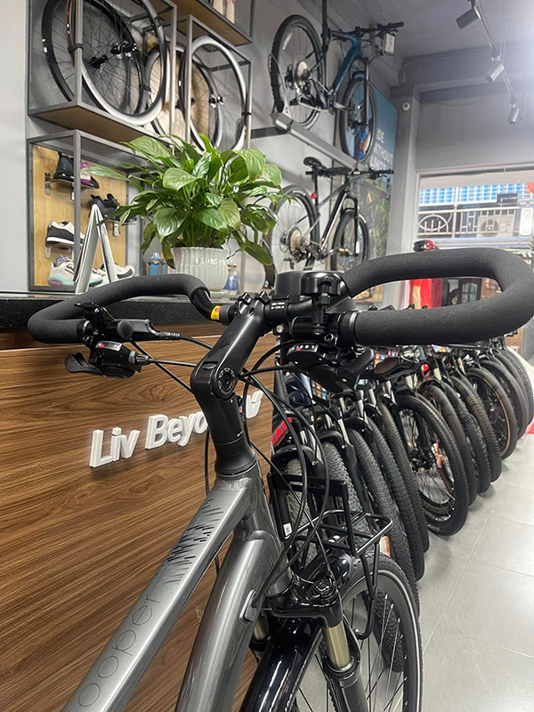 tay lái xe đạp touring Giant TROOPER 5500 2024