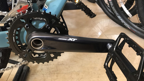 đùi đĩa SHIMANO DEORE XT 36/26T