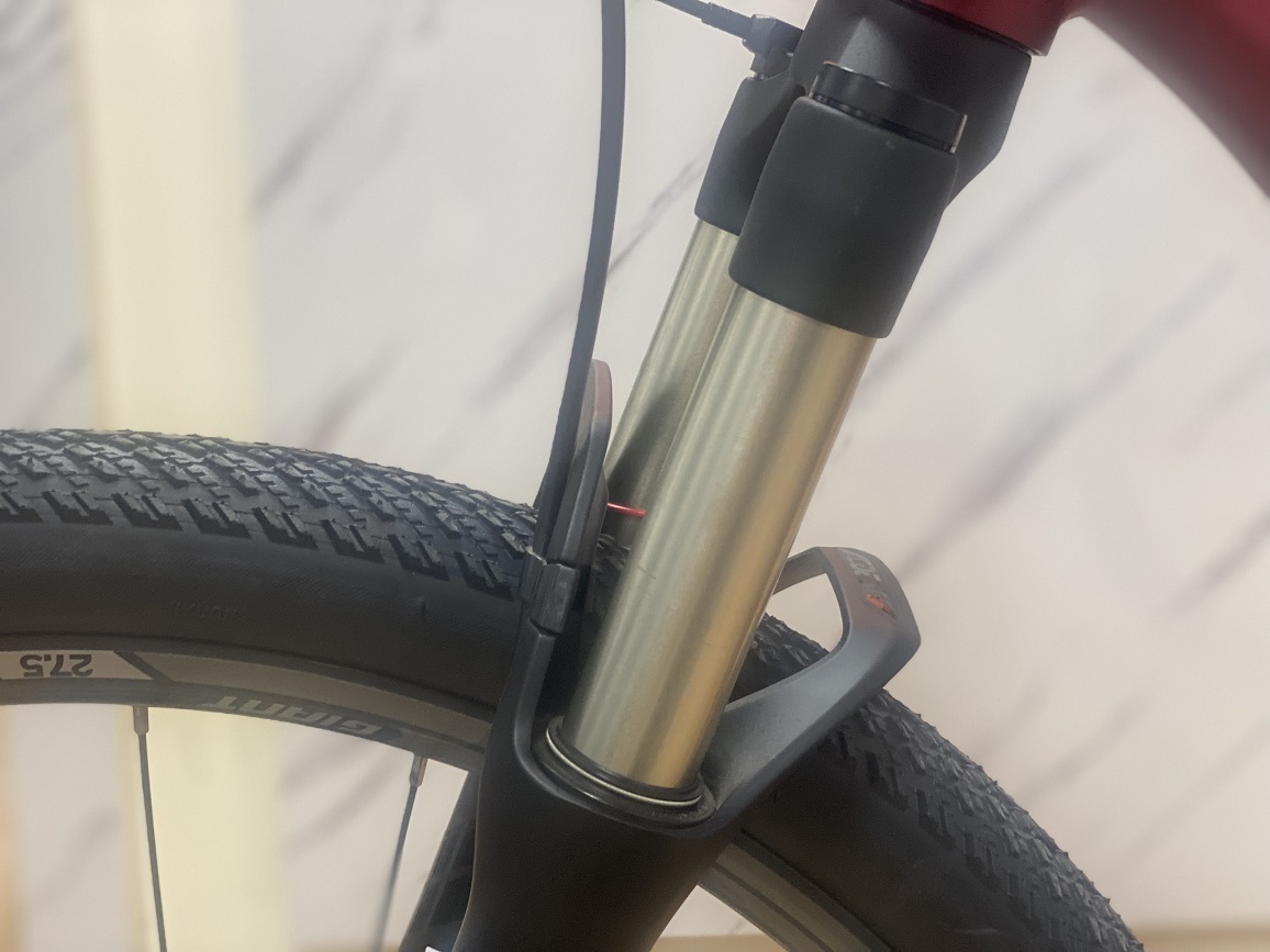 Phuộc trước giảm xóc với hành trình 100mm