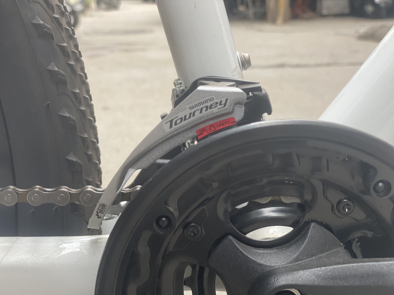 Gạt đĩa trước 3 tầng