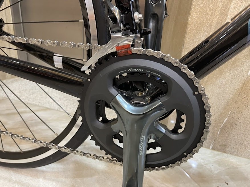 Đùi đĩa Shimano Tiagra, 34/50T và đề trước Shimano Tiagra 2s