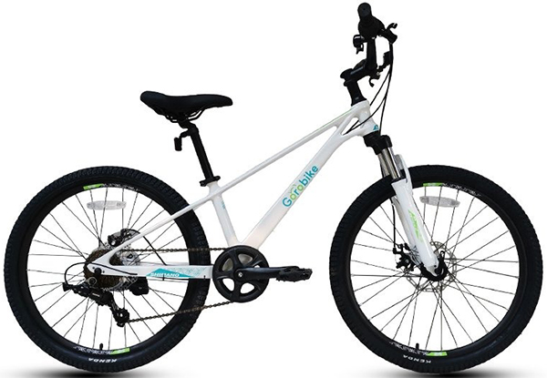 xe đạp địa hình thể thao Gorobike Raptor Plus 24 trắng