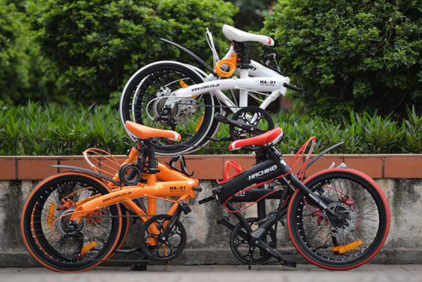 gấp gọn xe đạp gấp Hachiko HA-01