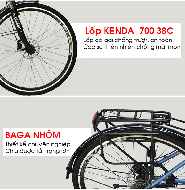 vành lốp xe đạp touring Life HBR99MAX