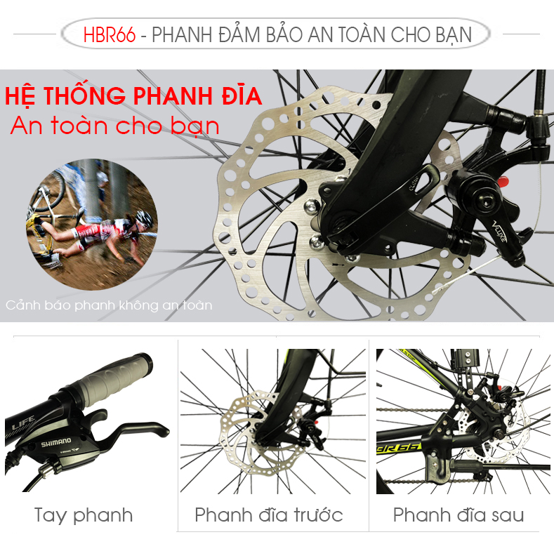 Phanh đĩa an toàn