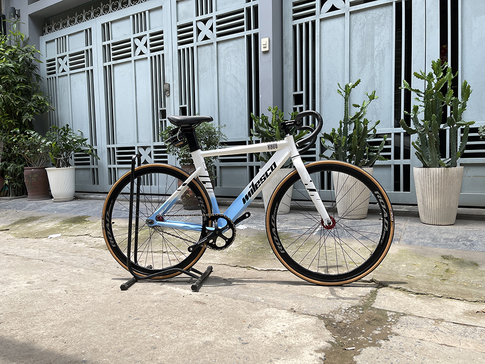 khung hợp kim nhôm xe đạp Fixed Gear MILESCO R800