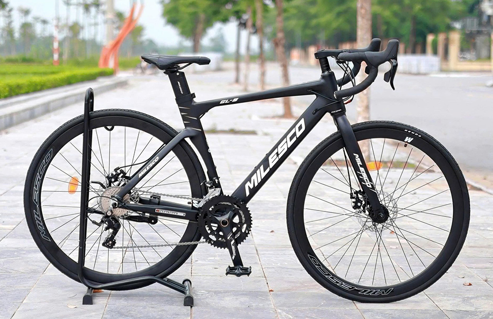 xe đạp đua MILESCO GL-S đen