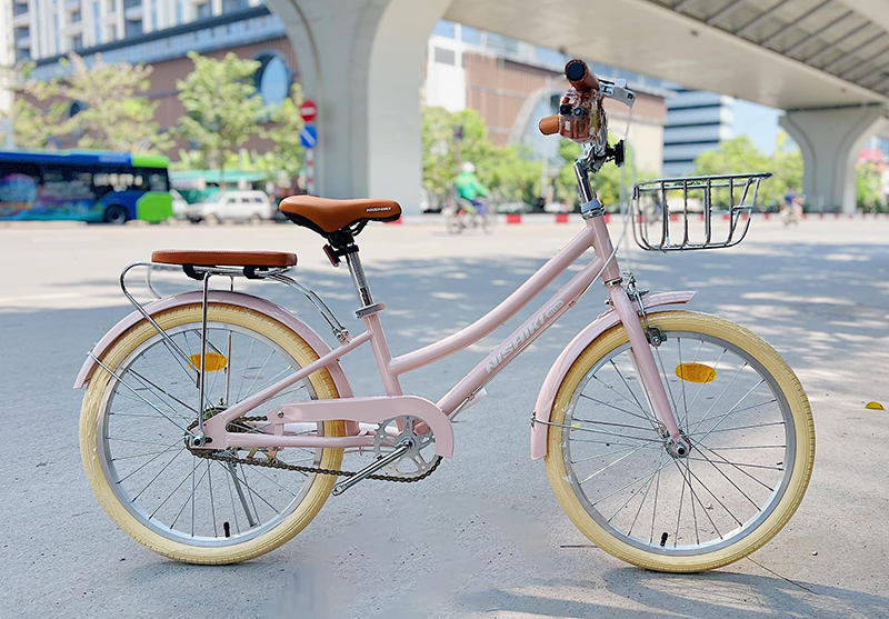 xe đạp trẻ em NISHIKI ANGEL 18 hồng