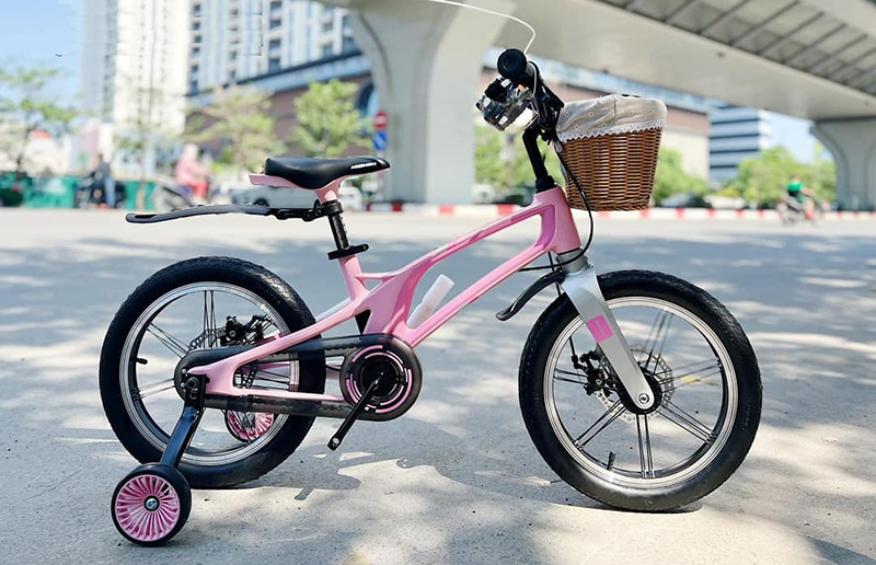 xe đạp trẻ em NISHIKI GALAXY 16 hồng